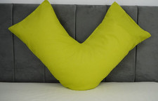 V Pillowcases Covers Polycotton Back Neck Maternity Support V Cushion Cases Only