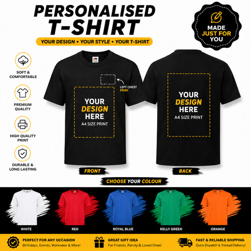 Adults unisex personalised - unisex,