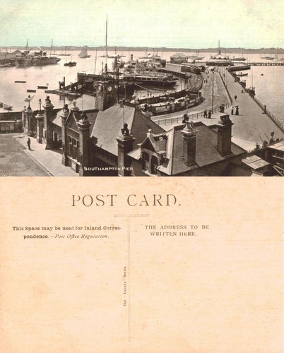 Vintage postcard southampton - vintage,