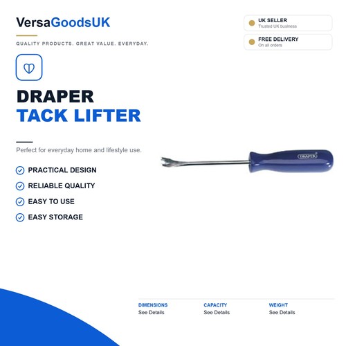 Draper 195mm tack lifter - tack,