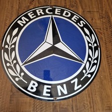 mercedes benz Domed enamel Sign