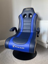 X Rocker Adrenaline VII Gaming Chair - Blue Wireless And Bluetooth
