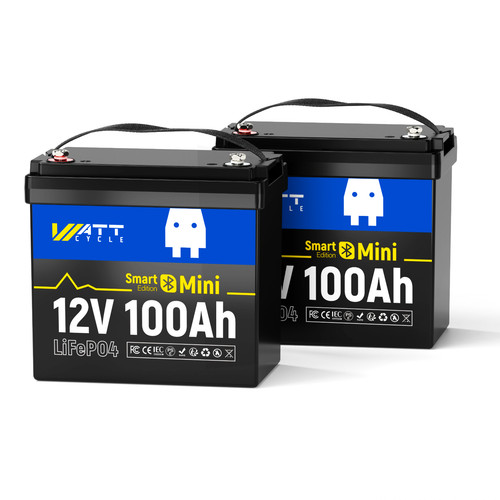 Wattcycle 12v 100ah lifepo4 - 12v,