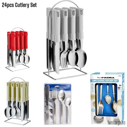 Stainless steel cutlery set - stainless,