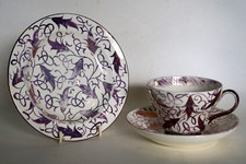 Wedgwood Purple Lustre Foliage