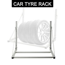 TYRE FOLDABLE STORAGE RACK SHELF WallMount Adjustabl GARAGE Track RACE CAR Wheel