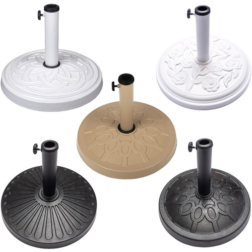 Parasol black base round - black,
