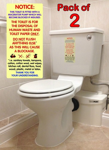 Waterproof warning sticker - waterproof,
