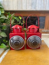 Antique Railroad Lantern Old Signal Railway Lamps Unique Home and Décor