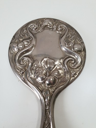 Vintage silver plated hibiscus - vintage,