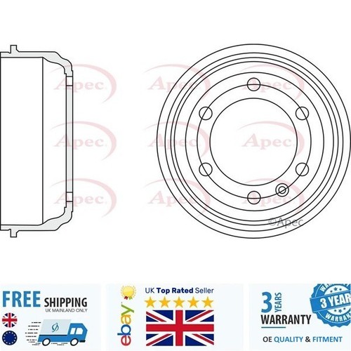 Brake drum drm9969 for - brake,