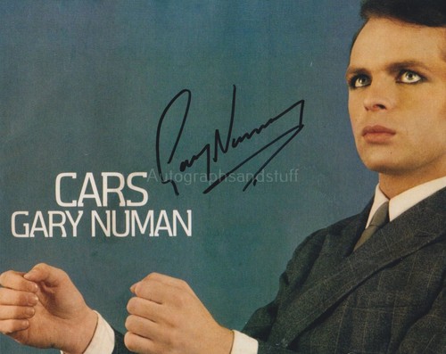 Gary numan hand - numan, signed