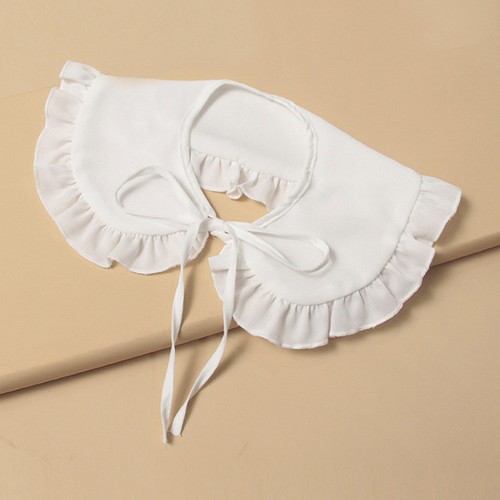 Charming white chiffon - white,