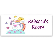 Personalised Unicorn Door