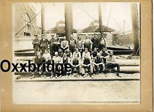 Brooklyn Navy Yards 1901 Construction Workers Labor Dockyards Ironworks Union