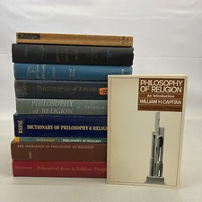 Vintage Philosophy Religion 10 Book Lot Capitan MacGregor Burtt Reese Wainwright
