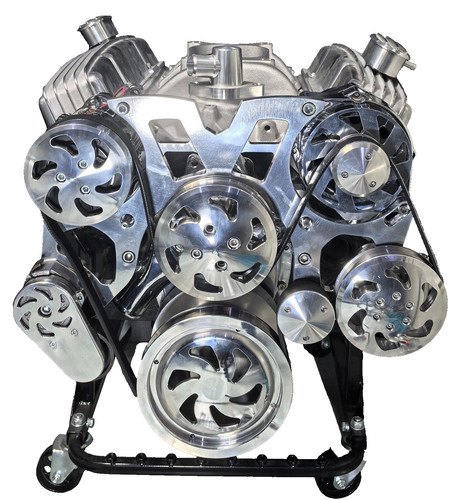 Small block chevy complete - block,