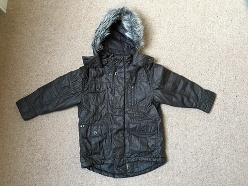 Blue zoo brown - parka, boys