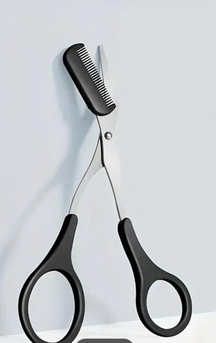 Eyebrow scissors comb trimmer - eyebrow,