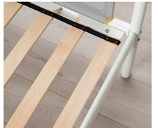 IKEA VITVAL Metal Bunk Bed with Mattresses 