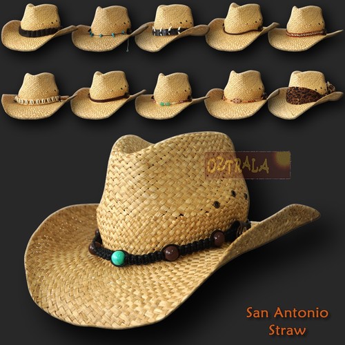 Oztrala straw cowboy - straw,