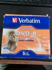 5 x VERBATIM Lightscribe DVD-R
