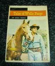 A&BC Gum - TV Westerns No44 - Tales of Wells Fargo, Jim Senses Trouble