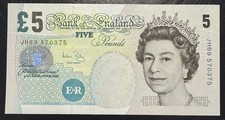 Old Five £5 Pound Note