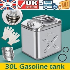 30L Jerry Can Stainless Steel Fuel Storage Boat/4WD/Car/Motorbike Oil drum