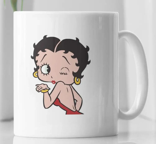 Betty boop flirty wink coffee - boop,