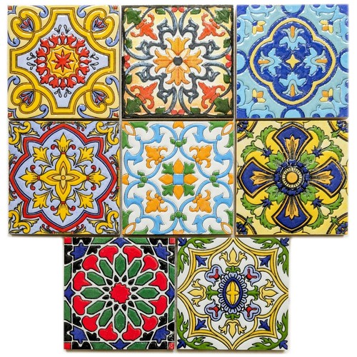 Set multi colour moroccan - set,