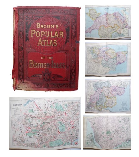 Bacon popular atlas - bacon’s,