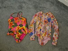 NEXT & Matalan Girls Swimwear Sun Safe & costume Age 5 Years