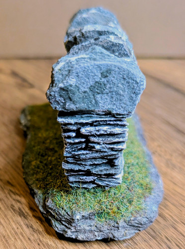 Miniature dry stone wall - stone,