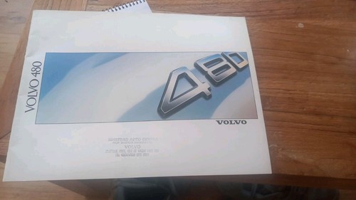 Volvo 480 car sales brochure - volvo,