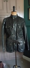 Mens Leather Belstaff Panther. Antique Black. Medium/Large. Franco Malenotti