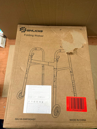 Whlicks foldable walking frame - foldable,