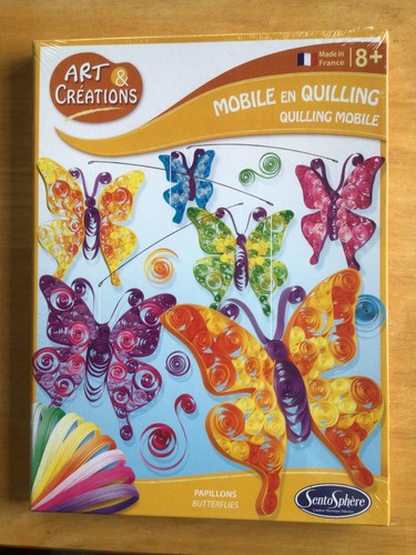 Quilling butterflies hanging - quilling,