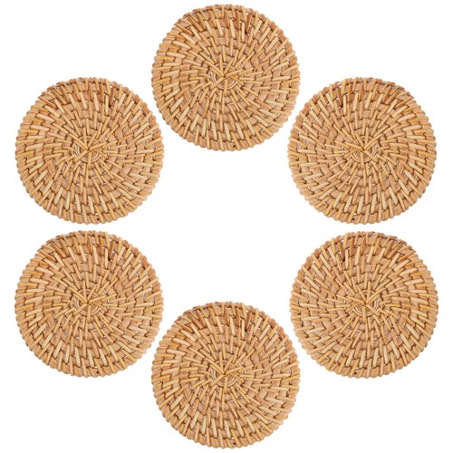 Pcs round woven - 6, cup