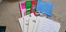 Bundle of Flute sheet music books & booklets