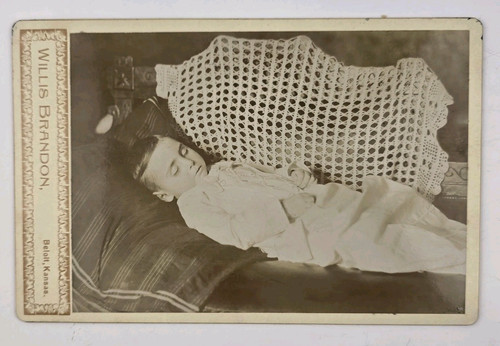 Antique cabinet card photo - cabinet,