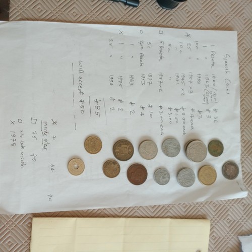 Spanish coin collection job - coin,