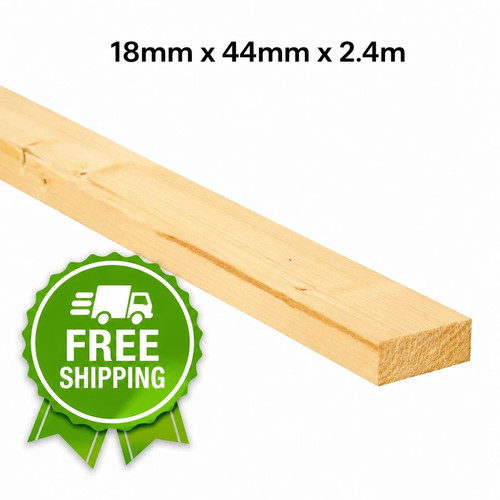18mm 44mm timber batten 4m - 18mm,
