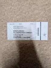 WWE Wrestlemania 32 Ticket