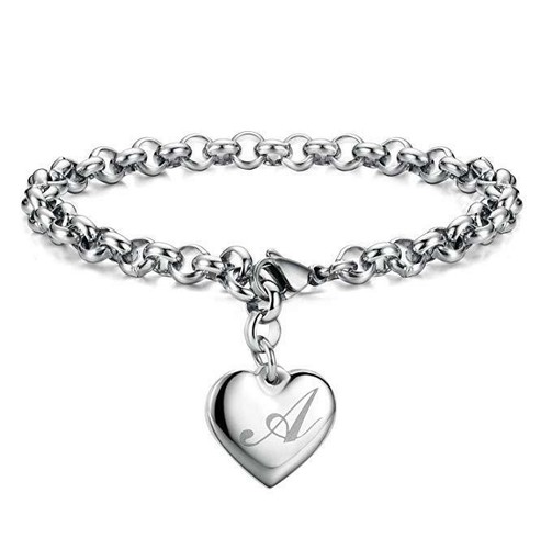 Silver women alphabet - silver,