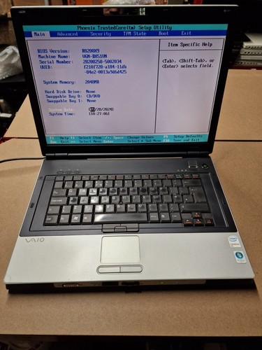 Sony vaio vgn - sony, pcg-9y1m