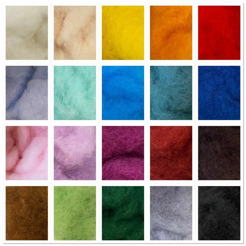 50g carded perendale - perendale, wool