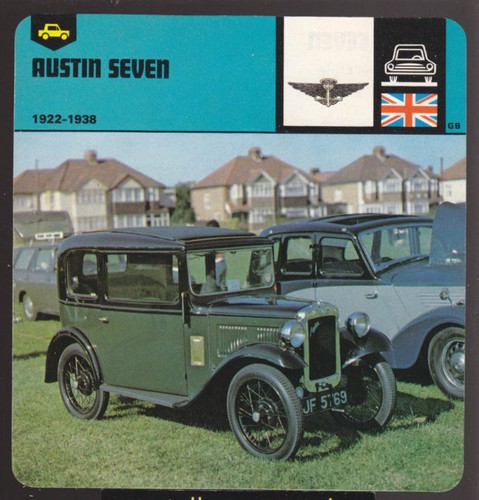 1922 1938 austin seven car - 1922-1938,