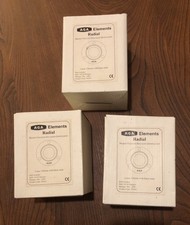 3 Chrome Aga Elements Radial