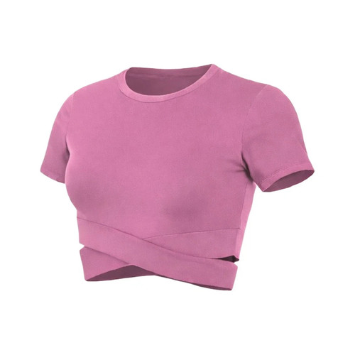 Womens criss cross crop top - criss,